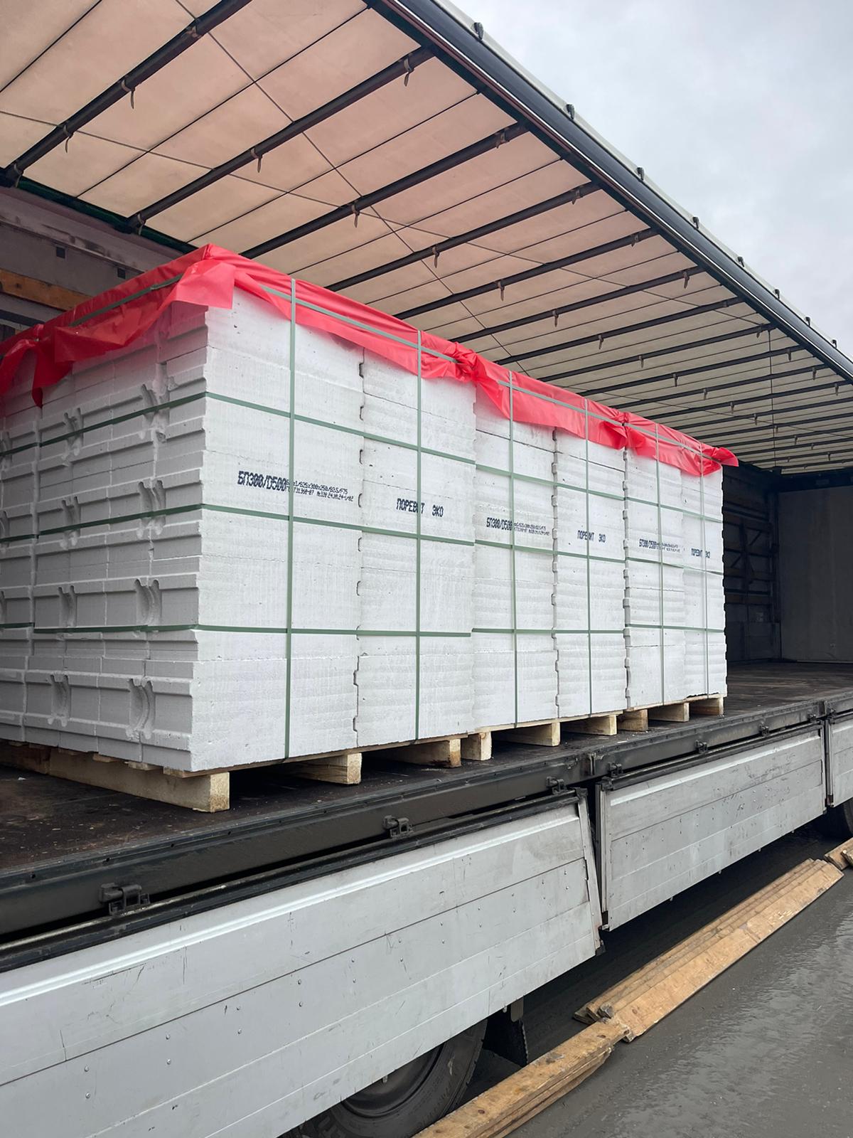 Газобетон ПОРЕВИТ D500 B2.5 625x300x250